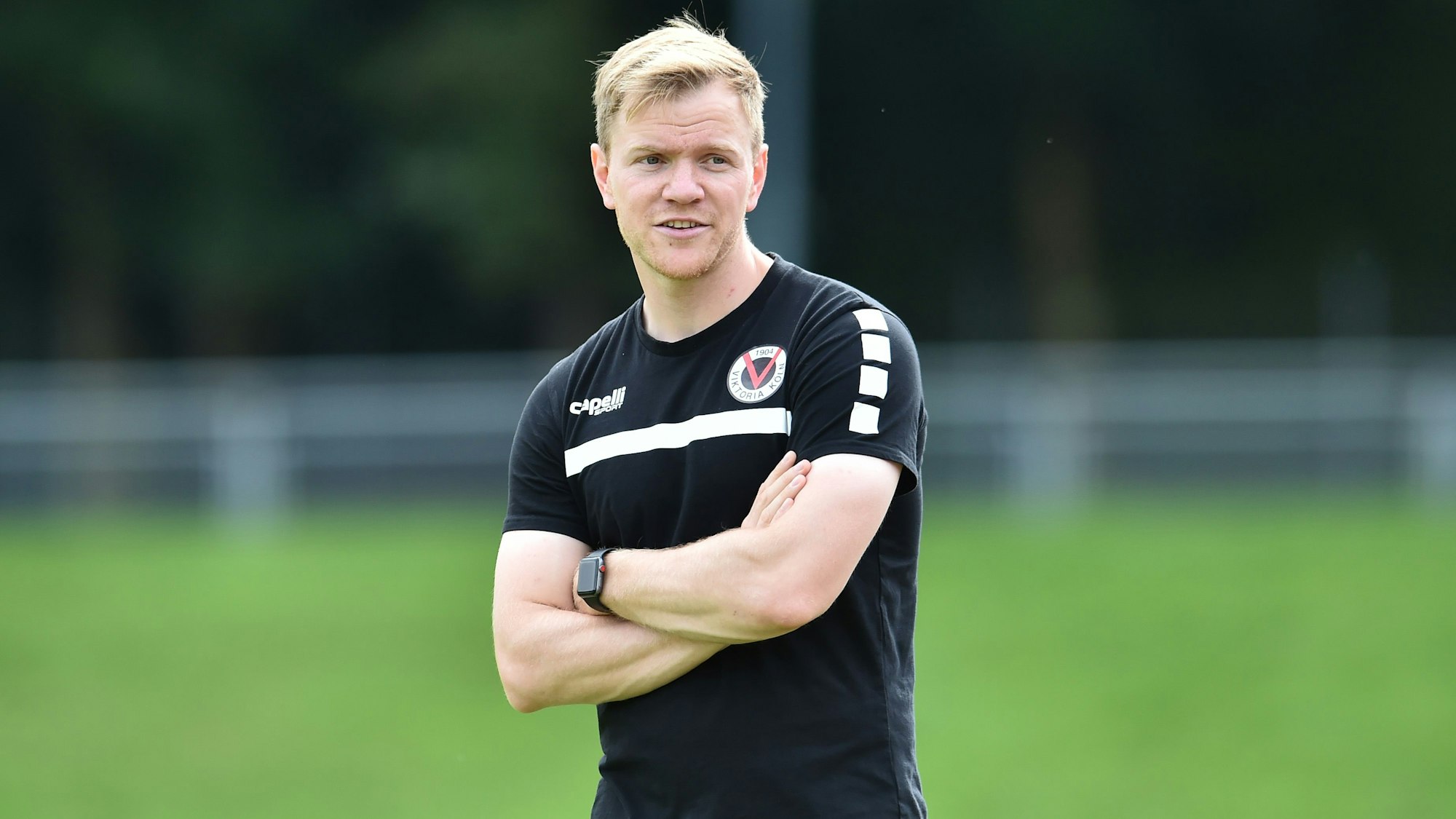 Fußball A-Junioren Bundesliga West 1. Spieltag: Rot-Weiss Essen - Viktoria Köln am 12.09.2021 im Stadion Am Hallo in Essen
Marian Wilhelm ( Trainer Viktoria Köln U19 )
Foto: Thorsten Tillmann / FUNKE Foto Services