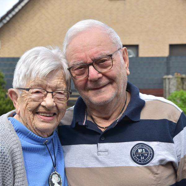 Inge und Heinz Schlangen feiern eiserne Hochzeit.
