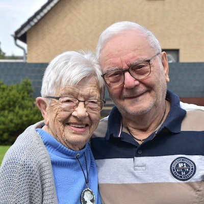 Inge und Heinz Schlangen feiern eiserne Hochzeit.