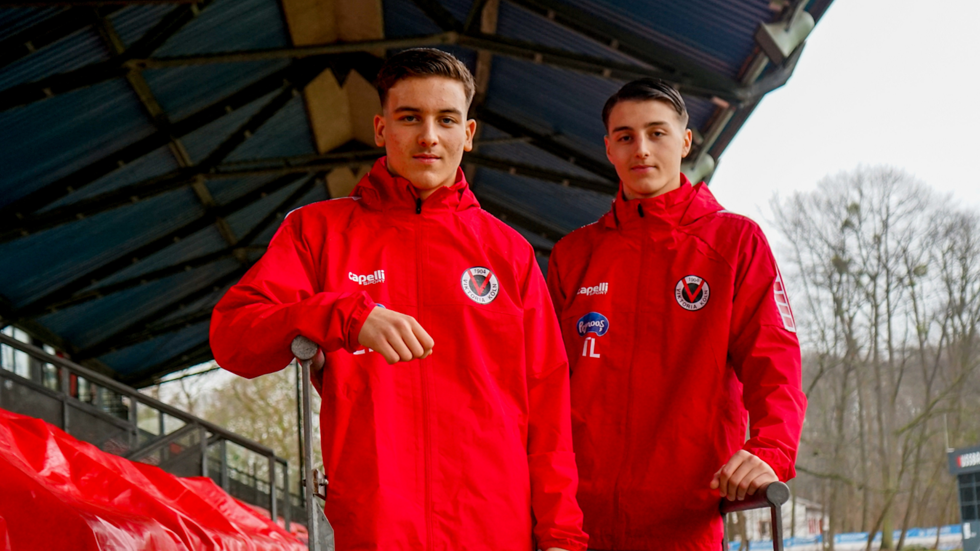 Said (links) und Malek El Mala von Viktoria Köln wurden für deutsche Nachwuchsnationalmannschaften nominiert.