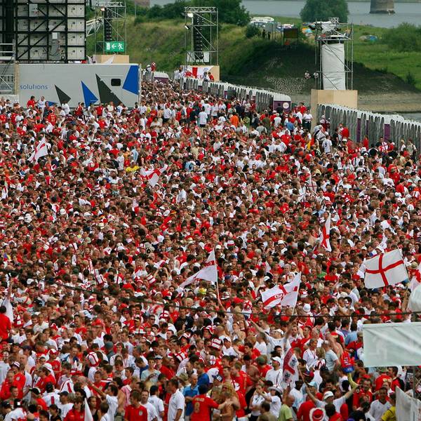 Schon bei der WM 2006 fluteten die englischen Fans Köln.