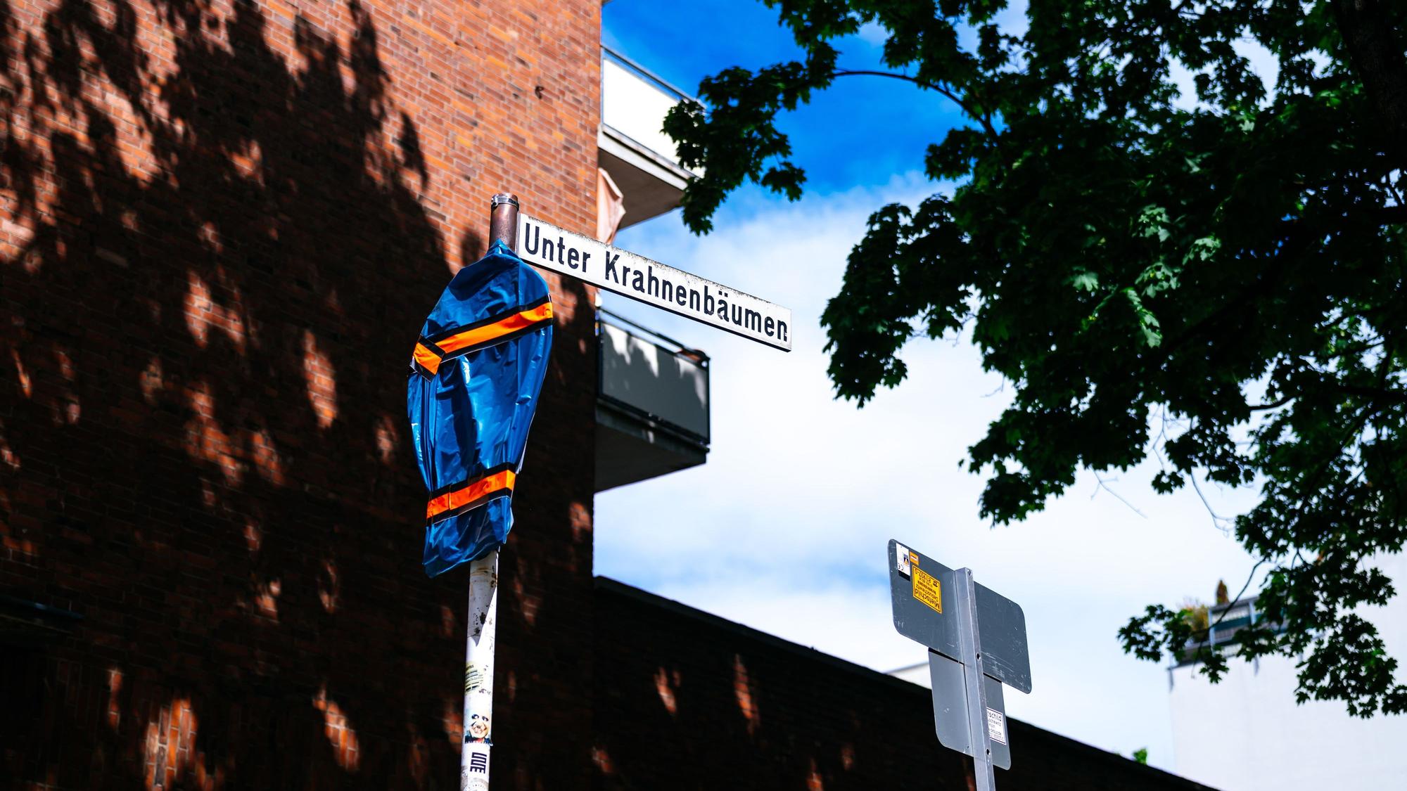 „Unter Krahnenbäumen“ ist zu einer unscheinbaren Verbindungsstraße geworden.