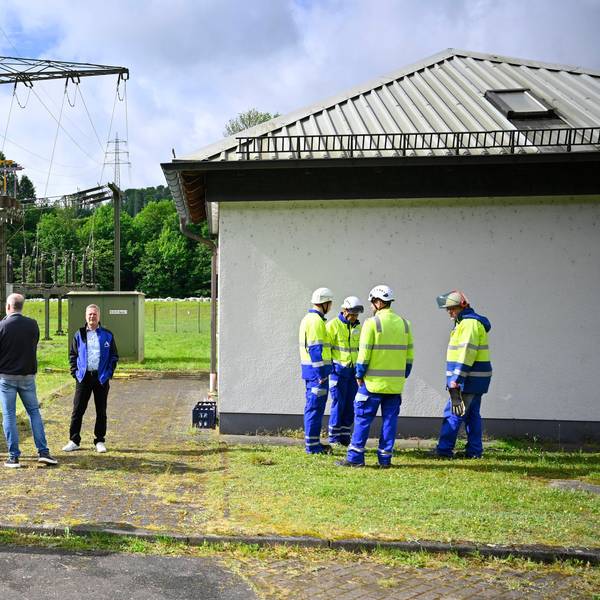 Außenansicht Umspannwerk in Büschlerhausen.