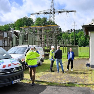 Außenansicht Umspannwerk in Büschlerhausen.