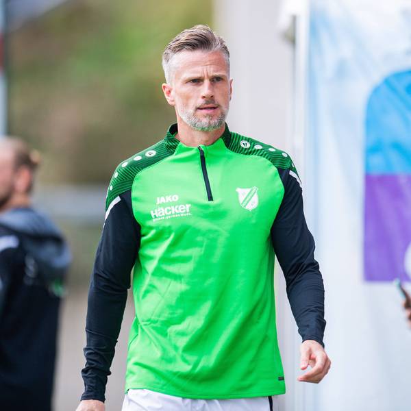 07.10.2023 - Fußball, 2023/2024, Regionalliga West, 10. Spieltag, SV Rödinghausen - SC Paderborn 07 II: Daniel Flottmann Rödinghausen *** 07 10 2023 soccer, 2023 2024, Regionalliga West, 10 matchday, SV Rödinghausen SC Paderborn 07 II Daniel Flottmann Rödinghausen
