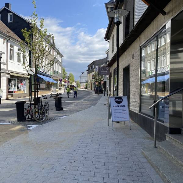 Umbau der mittleren Hauptstraße in Burscheid ist abgeschlossen.