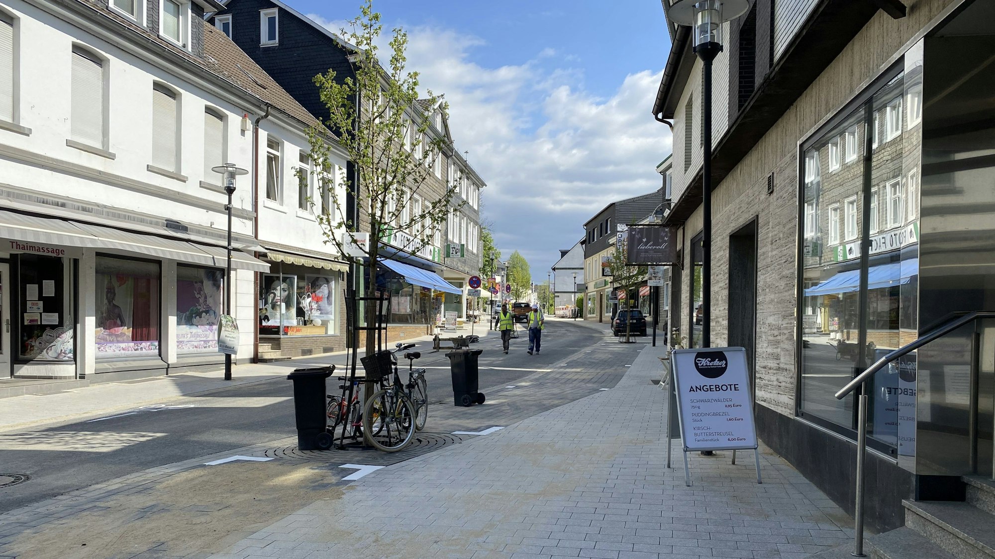 Umbau der mittleren Hauptstraße in Burscheid ist abgeschlossen.