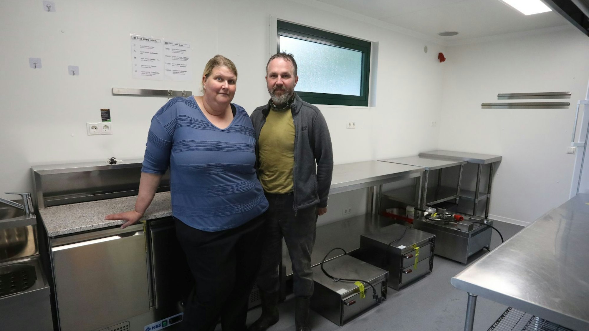 Betreiberin Daniela Klein mit ihrem Mann Mario.