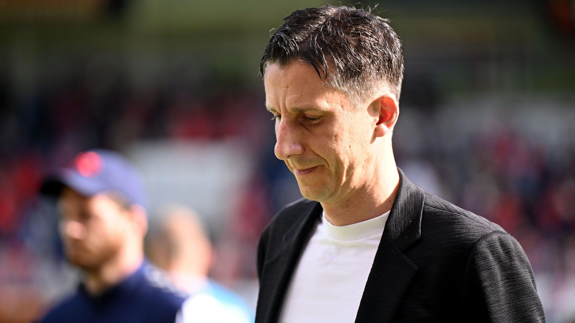 Kölns Sportdirektor Christian Keller nach der 1:4-Niederlage in Heidenheim und dem feststehenden Abstieg.
