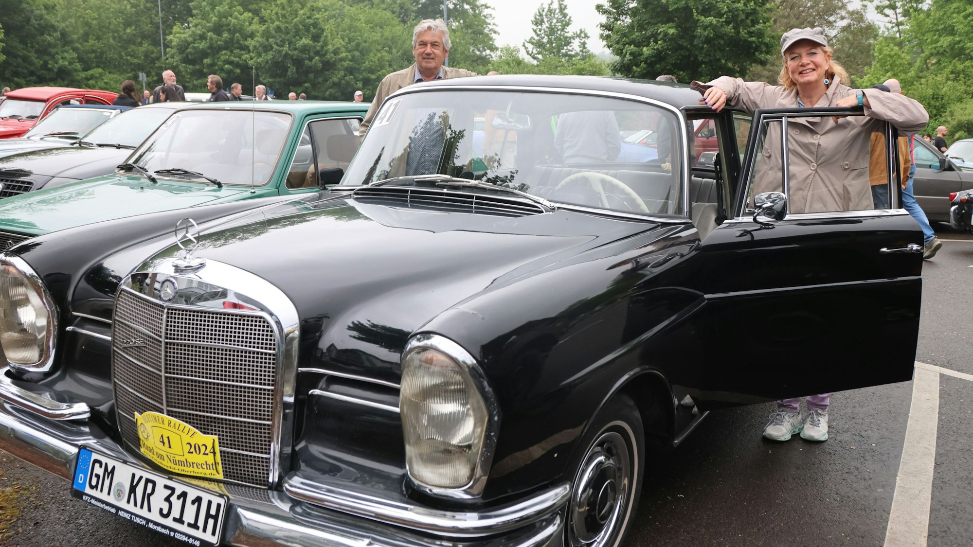 Rund um Nümbrecht, Karin und Ulrich Rechenberger aus Morsbach nehmen das erste Mal an der Ausfahrt teil.