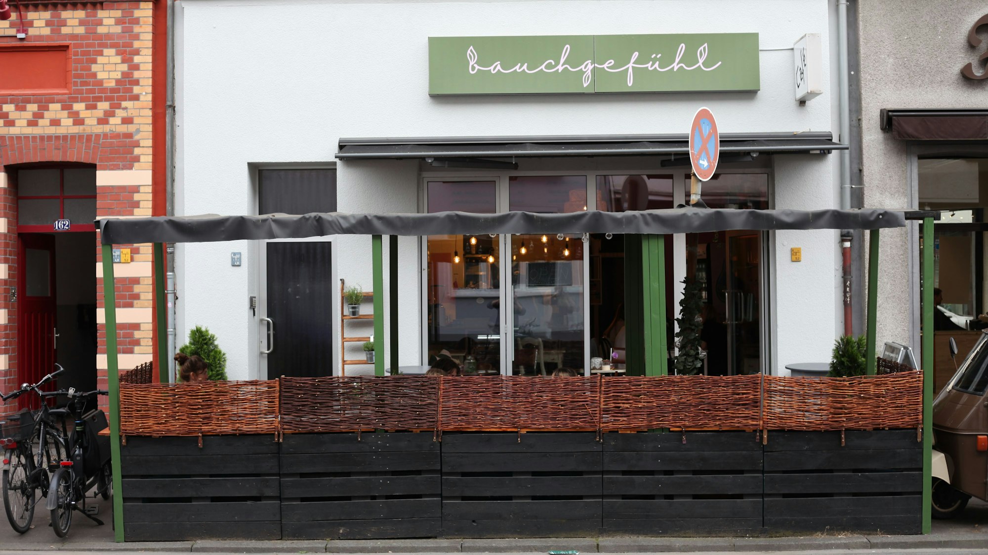 Das Café Bauchgefühl an der Berrenrather Straße.