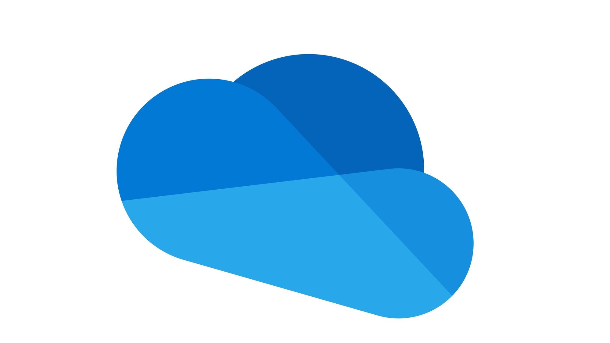 OneDrive, gedrehtes Logo