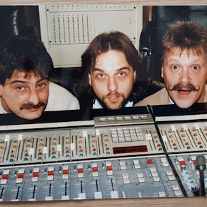 Die Räuber kurz nach der Gründung 1991: Karl-Heinz Brand, Kurt Feller und Norbert Campmann