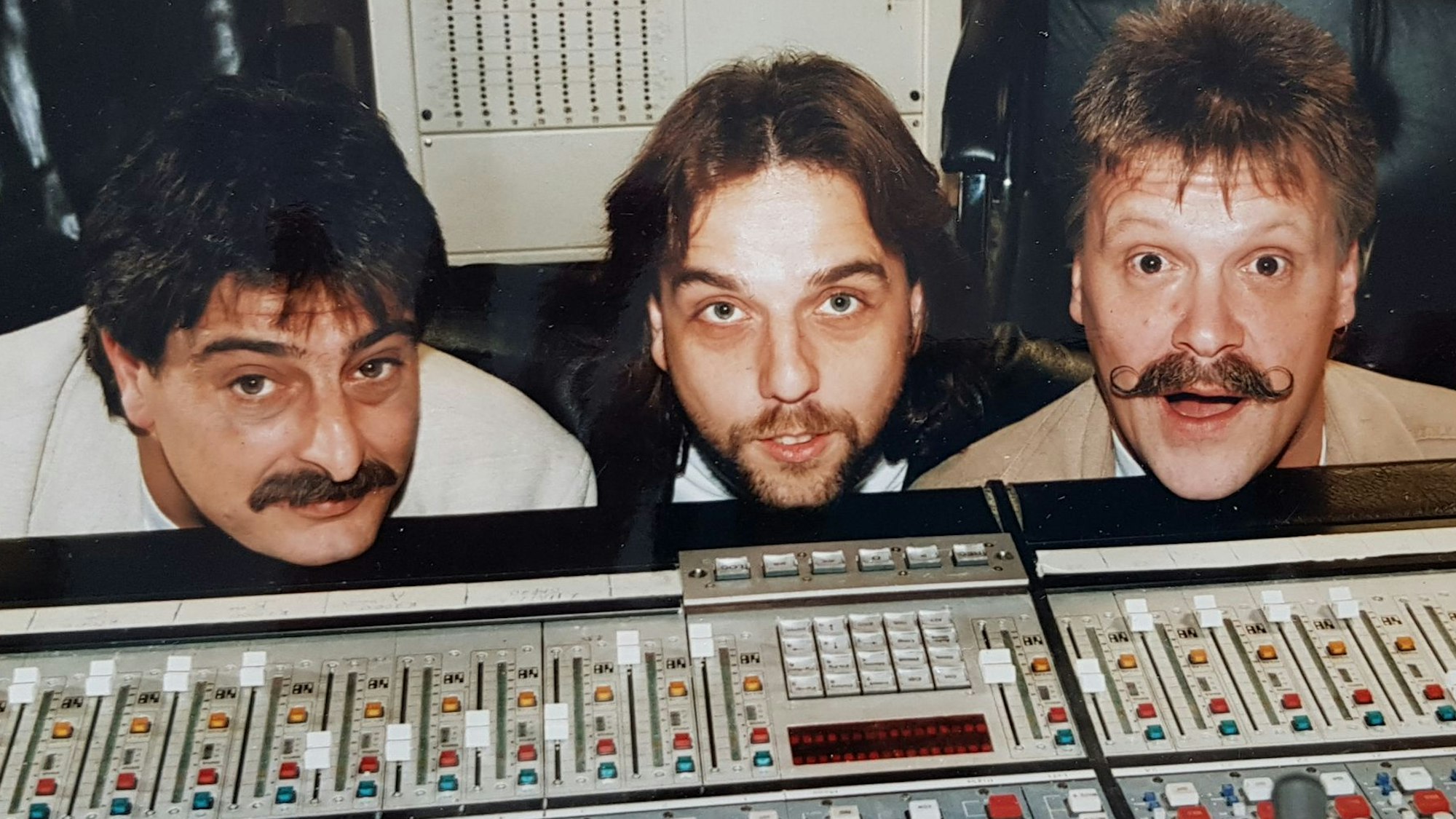 Die Räuber kurz nach der Gründung 1991: Karl-Heinz Brand, Kurt Feller und Norbert Campmann