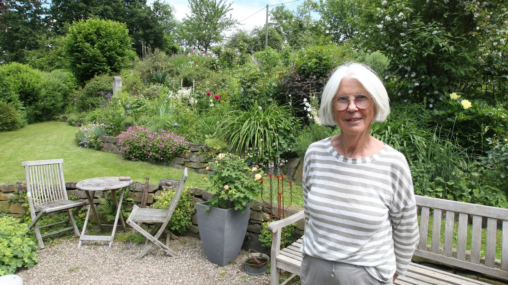 Offene Gartenpforte In Hennef Blankenberg pflegt Karla Rau ihren Garten