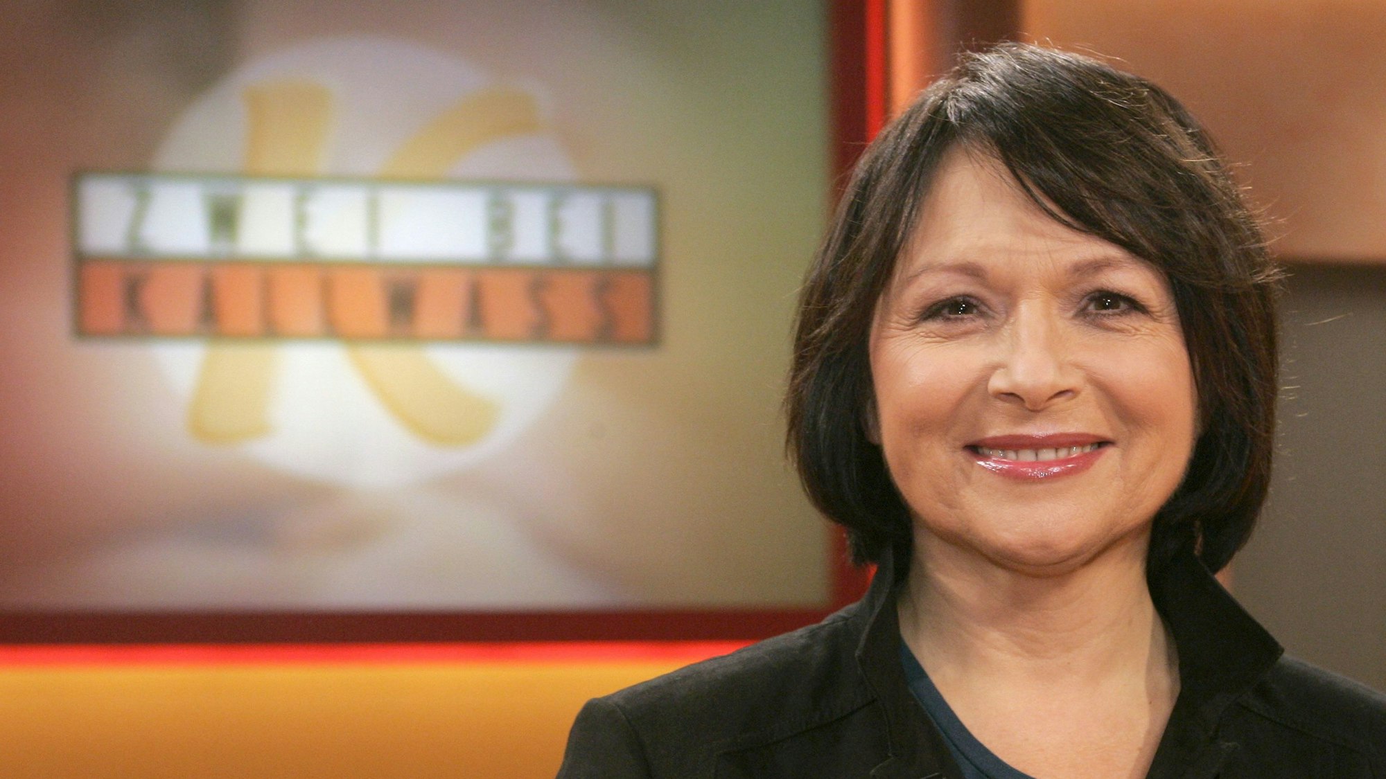 Die Fernseh-Psychologin Angelika Kallwass posiert anlässlich der 1000. Ausgabe von Zwei bei Kallwass in Köln (Archivfoto vom 05.12.2006).