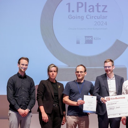 Das Team des Gewinners Cleansort