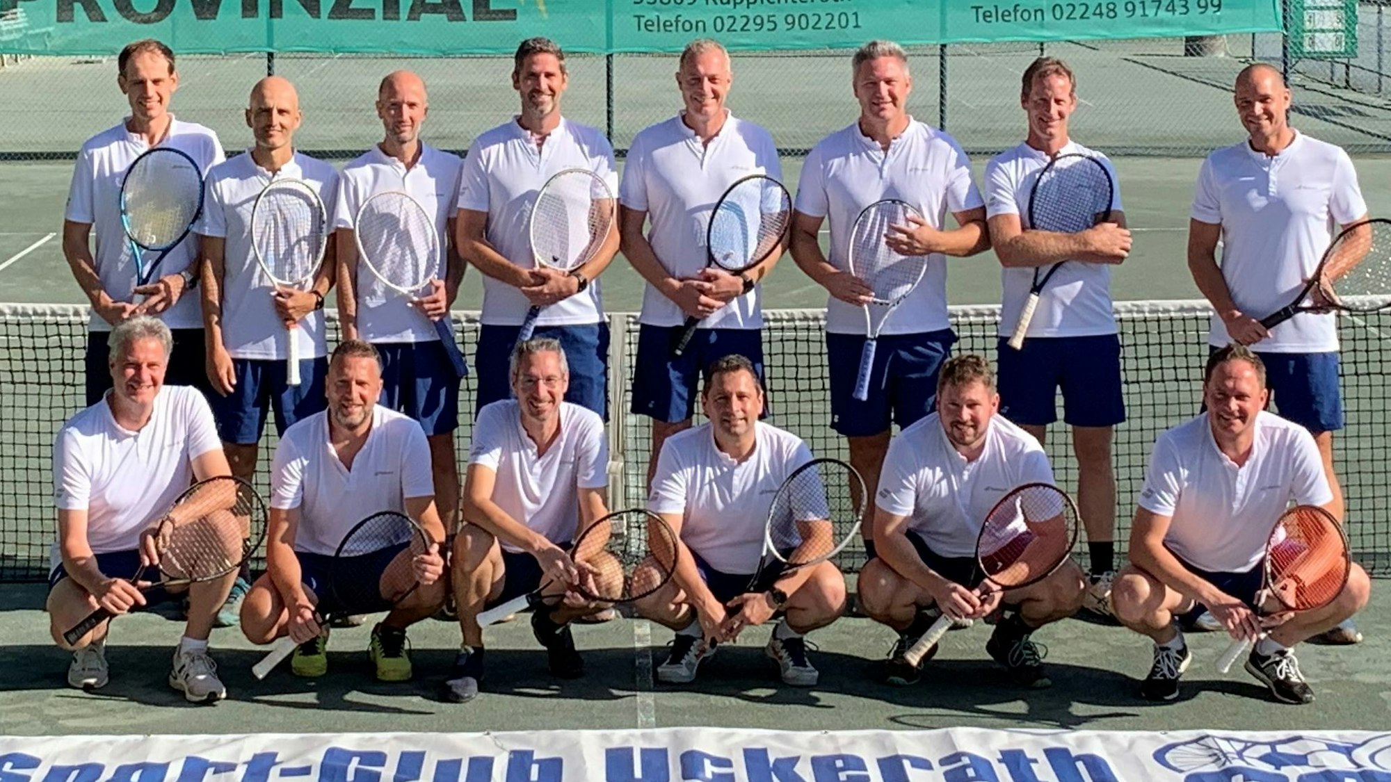 Die Tennis Herren 40 des SC Uckerath haben den Sprung in die Regionalliga geschafft.