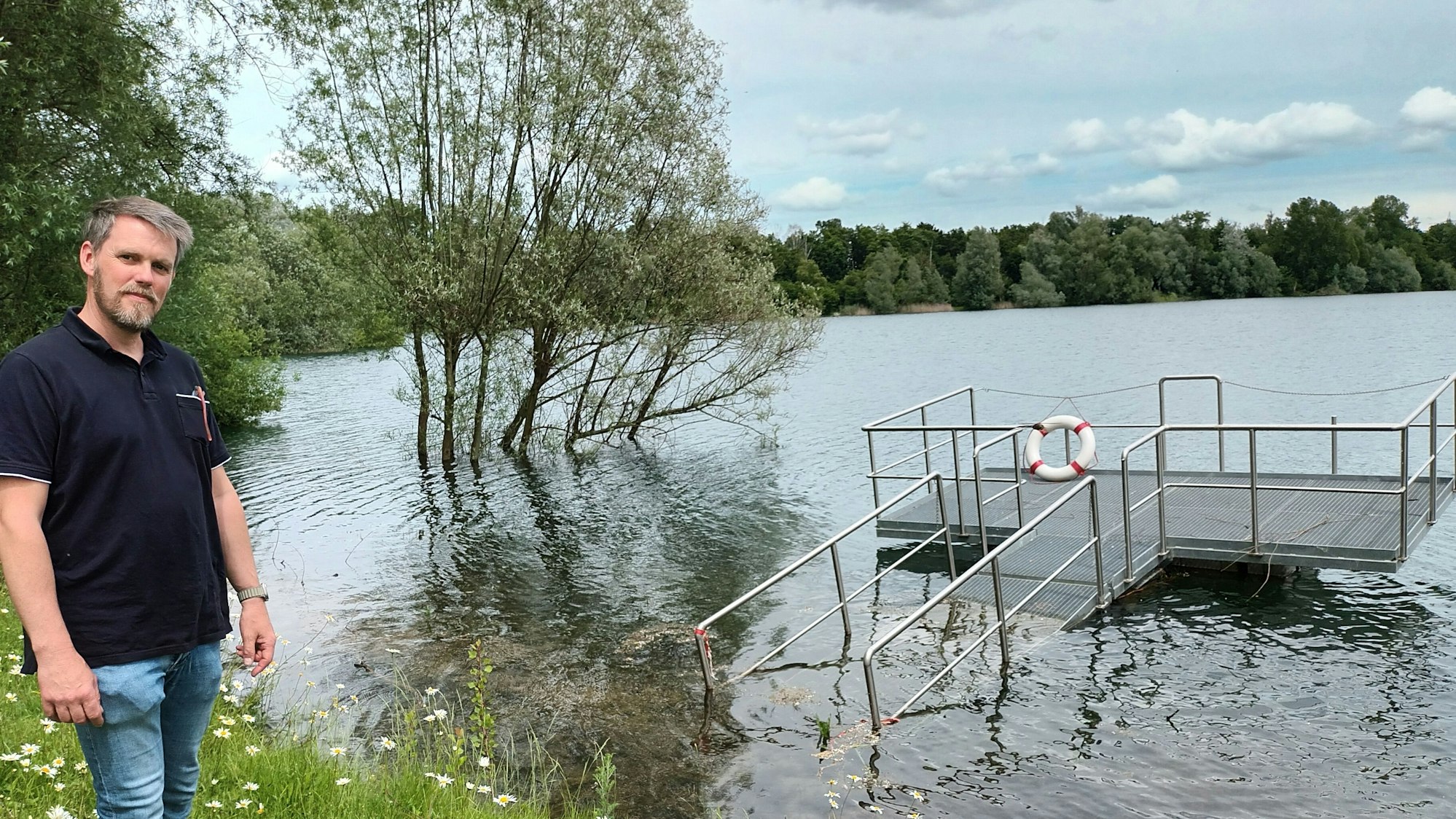 See, Steg für Rollstuhlfahrer