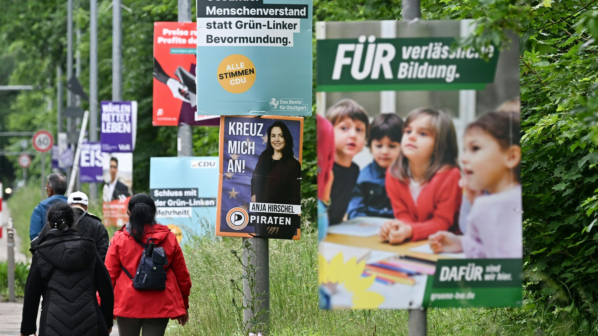 Kommen früher als gedacht: die Wahlplakate für die Bundestagswahl.