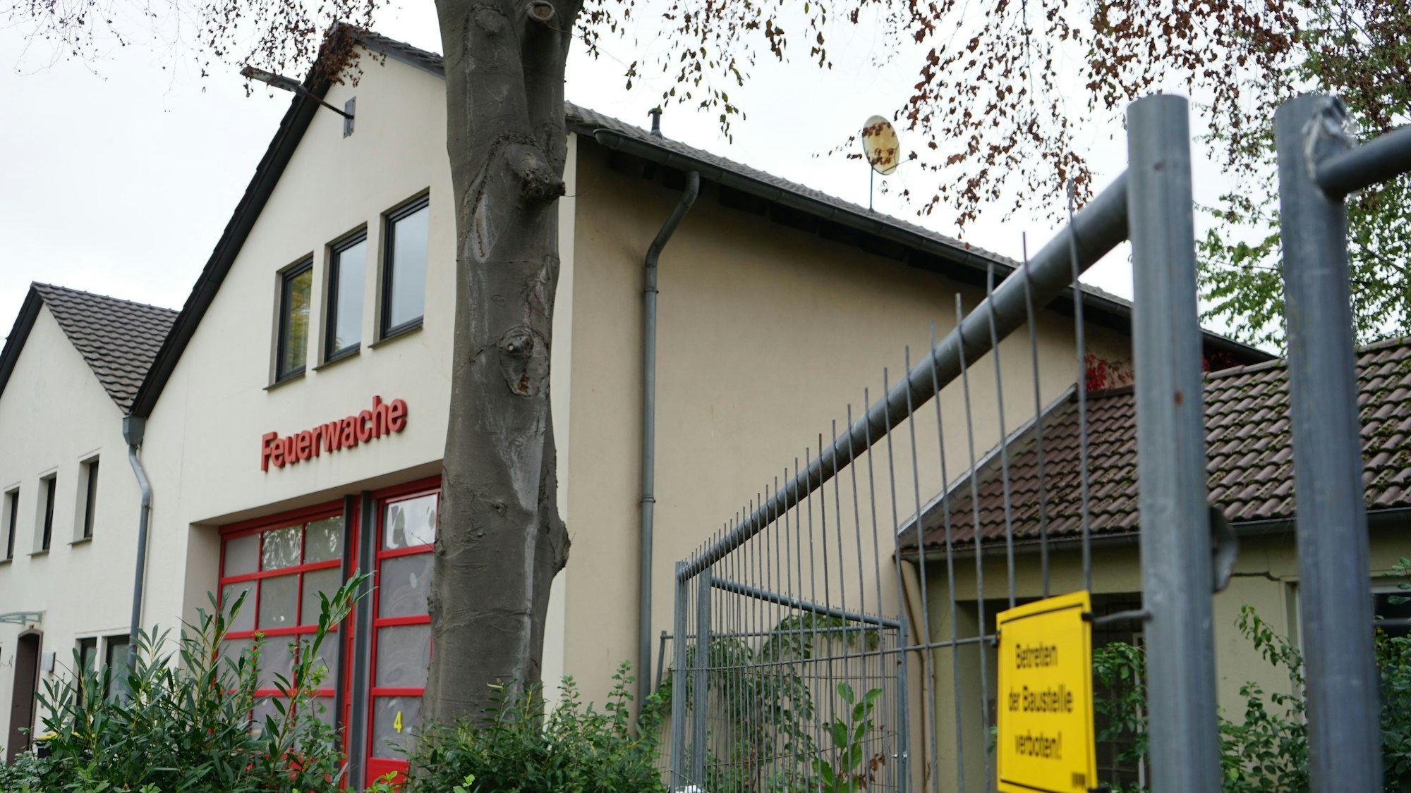Das Feuerwehrgerätehaus in Sindorf.