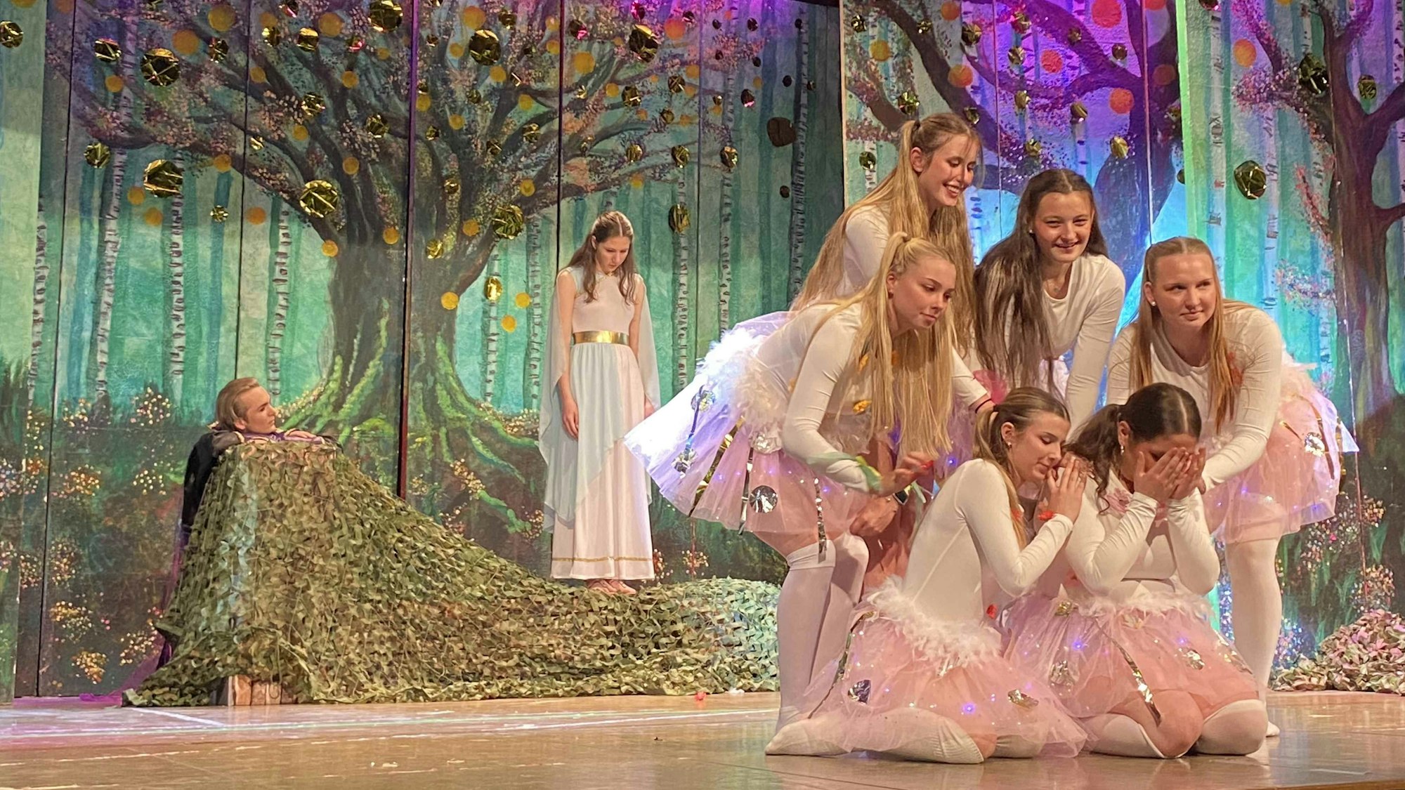 Teil des Sommernachtstraums: In der magischen Welt gibt es einen verzauberten Wald mit Feen, Elfen und anderen Gestalten.