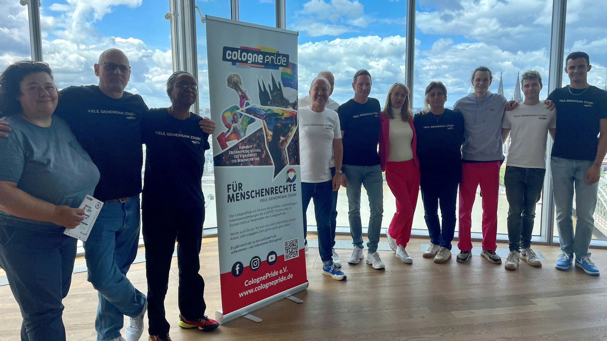 Das Team von Cologne Pride ist gut auf den CSD vorbereitet.