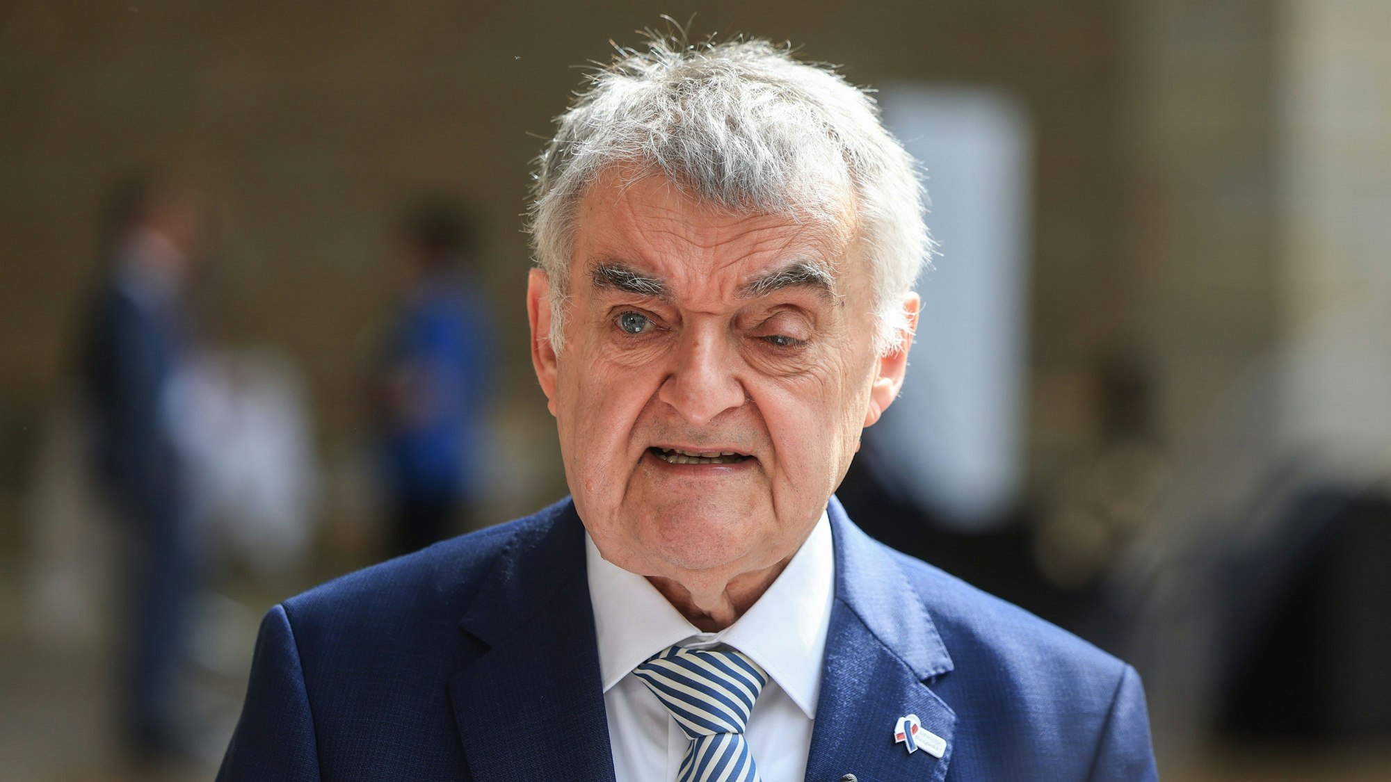 ARCHIV - 16.05.2024, Nordrhein-Westfalen, Düsseldorf: Herbert Reul (CDU) ist Innenminister in NRW. (zu dpa: «Reul wird zu Kontakt mit mutmaßlichem Schleuserbanden-Chef befragt») Foto: Oliver Berg/dpa +++ dpa-Bildfunk +++