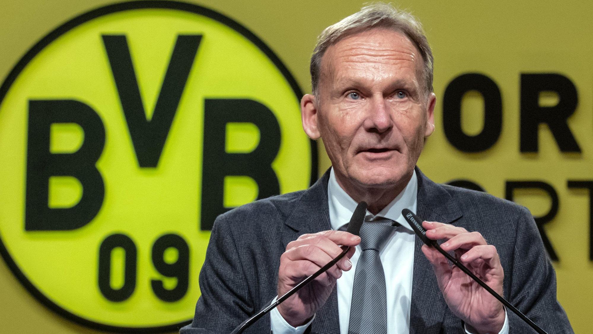 Hans-Joachim Watzke ist der Geschäftsführer von Borussia Dortmund. Nach übereinstimmenden Berichten steigt Rheinmetall beim Bundesligisten als Sponsor ein. (Archivbild)