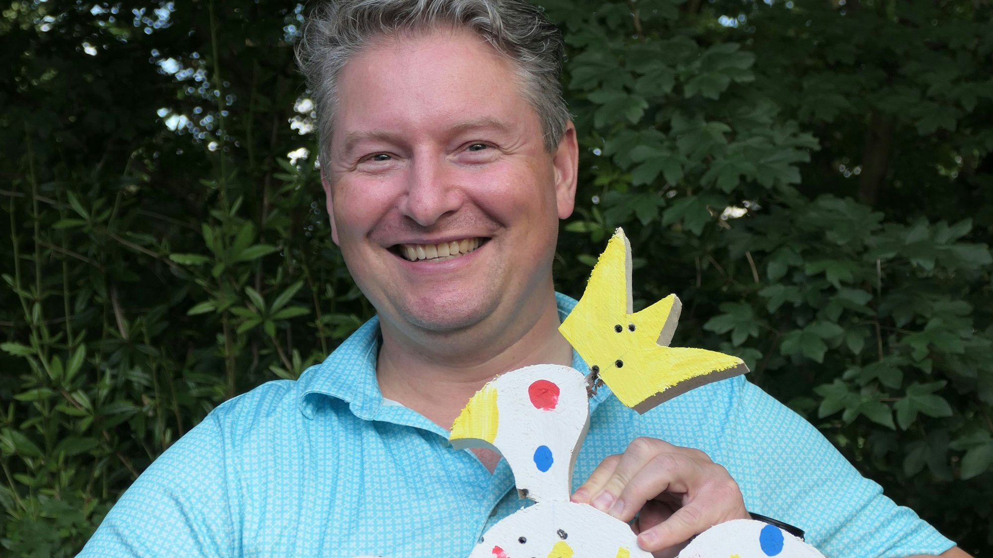 Das Foto zeigt den Refrather Bürgerkönig Zoltan Kocsik