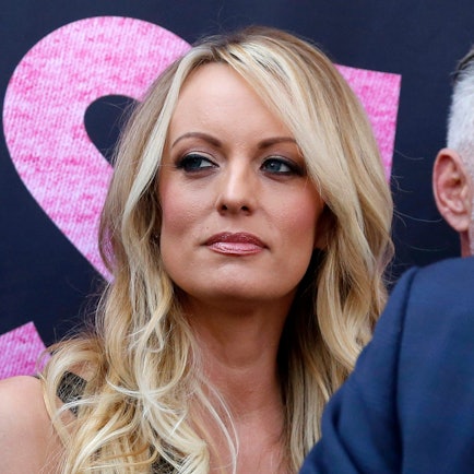 ARCHIV - 24.05.2018, USA, West Hollywood: Stormy Daniels (zu dpa: «Anwalt: Stormy Daniels sehr emotional nach Schuldspruch für Trump») Foto: Ringo H.W. Chiu/FR170512 AP/dpa +++ dpa-Bildfunk +++