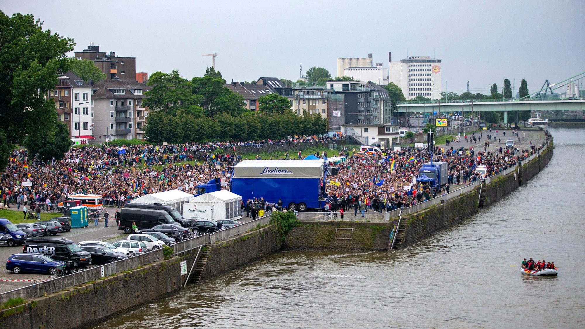 Blick auf das Gelände.