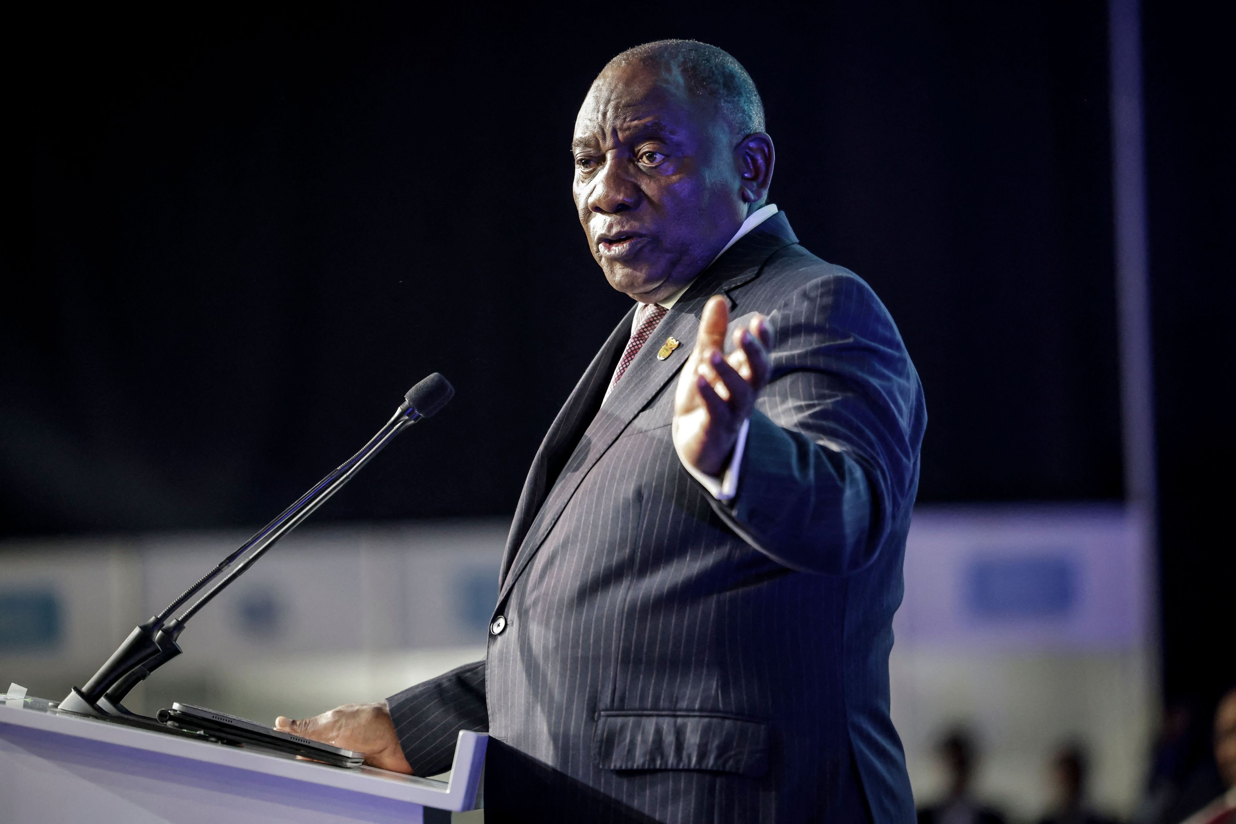 Südafrikas Präsident Cyril Ramaphosa.