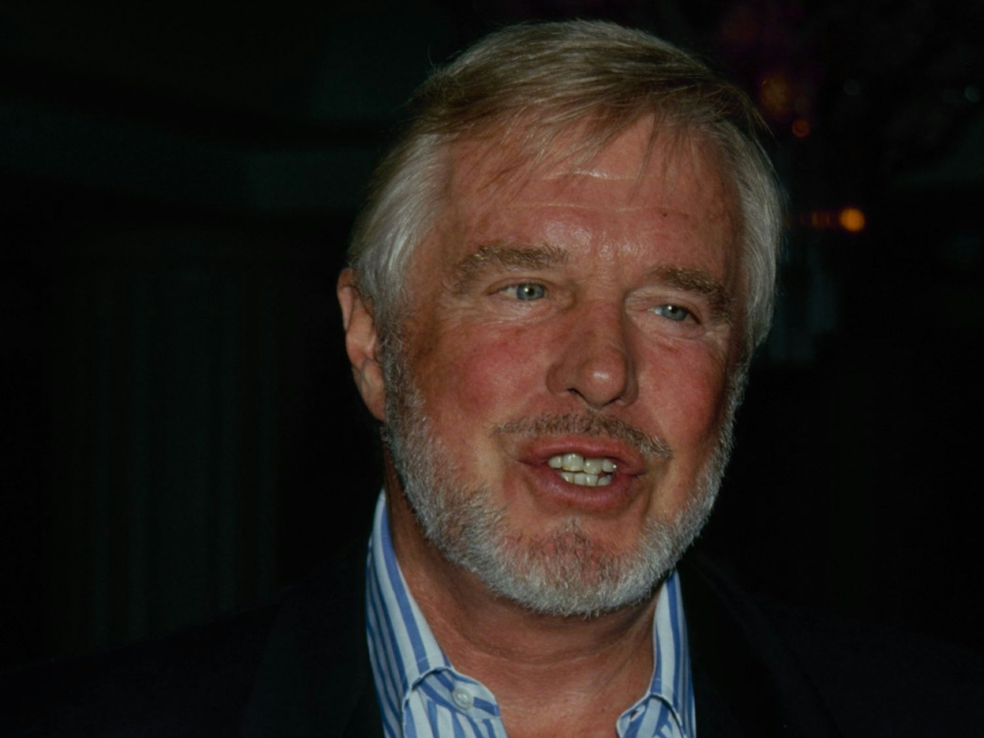 George Peppard bei einem seiner letzten Auftritte Anfang der 1990er Jahre.