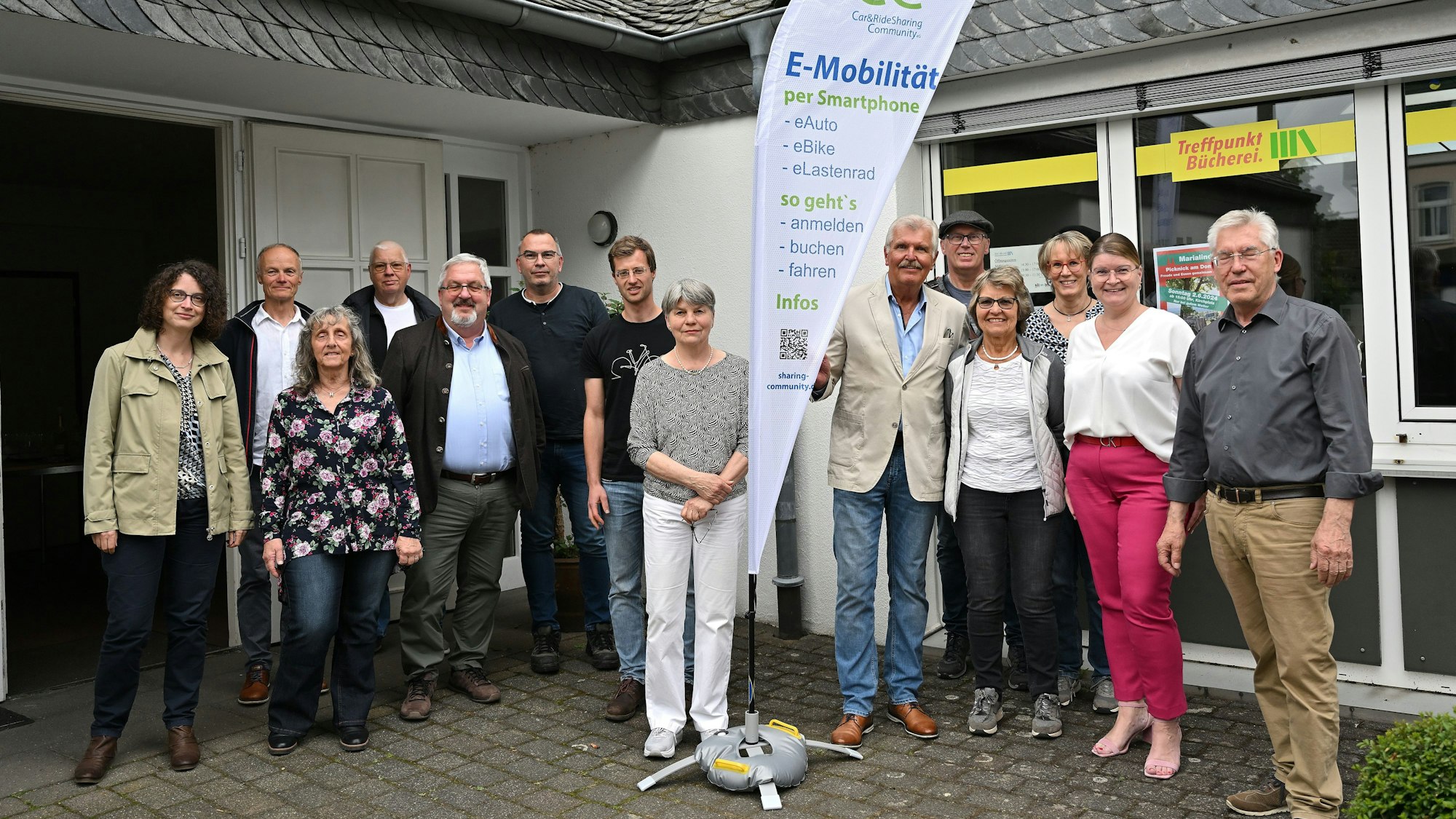 Jugendheim. Carsharing-Genossenschaft Marialinden, 5-jähriges Bestehen