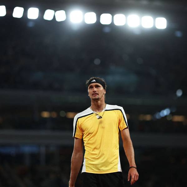 Tennis-Star Alexander Zverev bei einem Match