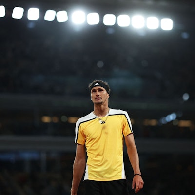 Tennis-Star Alexander Zverev bei einem Match