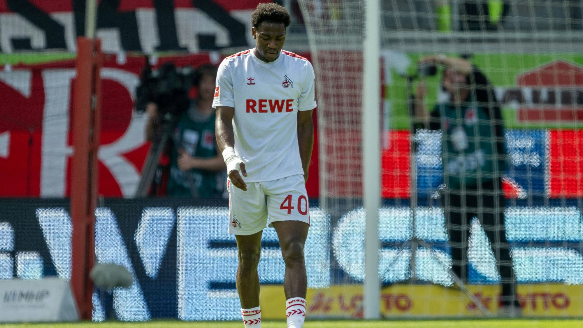 Faride Alidou bei seinem letzten Einsatz für den 1. FC Köln beim 1:4 in Heidenheim.