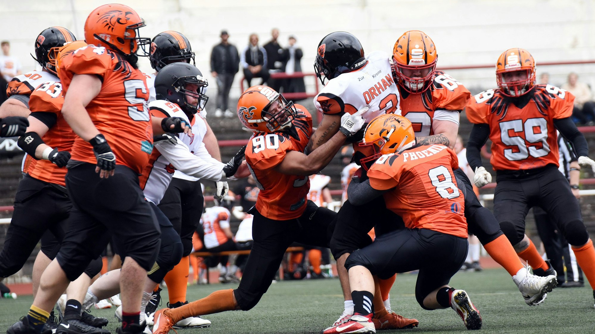 Szene aus einem Football-Spiel