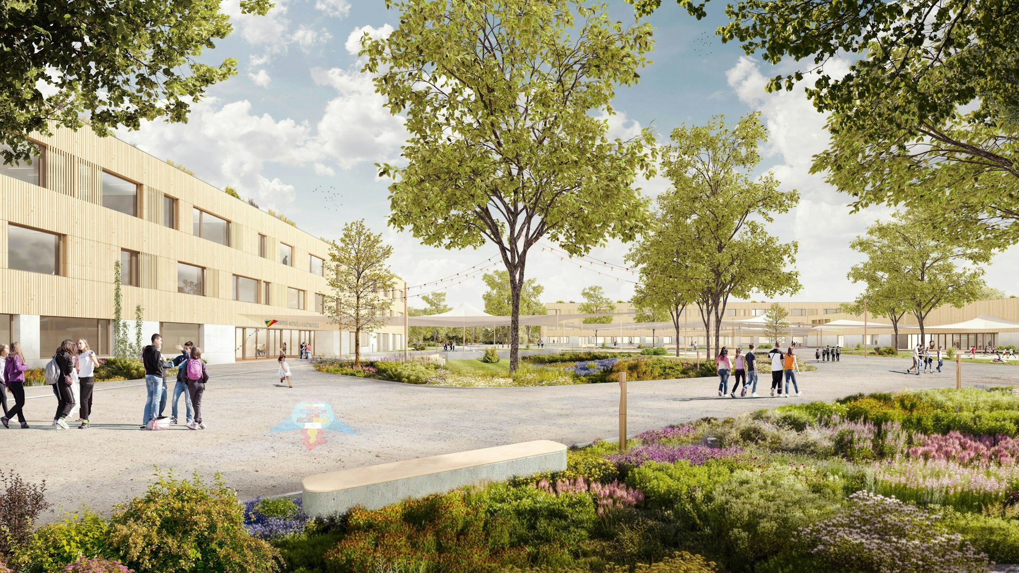 Unter Federführung der Ten Brinke Bau GmbH & Co. KG erhält der Schulcampus Meckenheim ein gänzlich neues Gesicht.