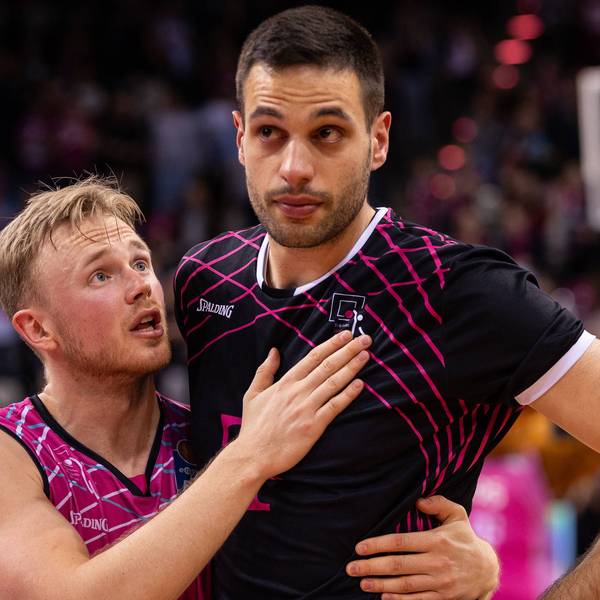 Sie verlassen die Baskets nach nur einem Jahr wieder: Harald Frey (links) und Benedikt Turudic.