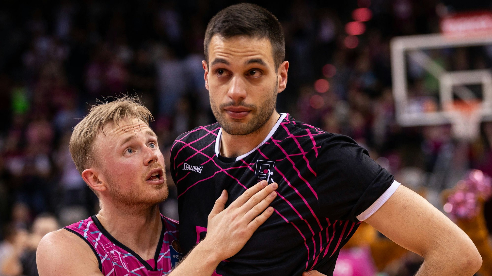 Sie verlassen die Baskets nach nur einem Jahr wieder: Harald Frey (links) und Benedikt Turudic.