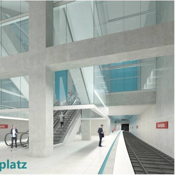 So könnte eine neue U-Bahn-Haltestelle am Rudolfplatz aussehen. Ob sie je gebaut wird, ist nach wie vor nicht geklärt.
