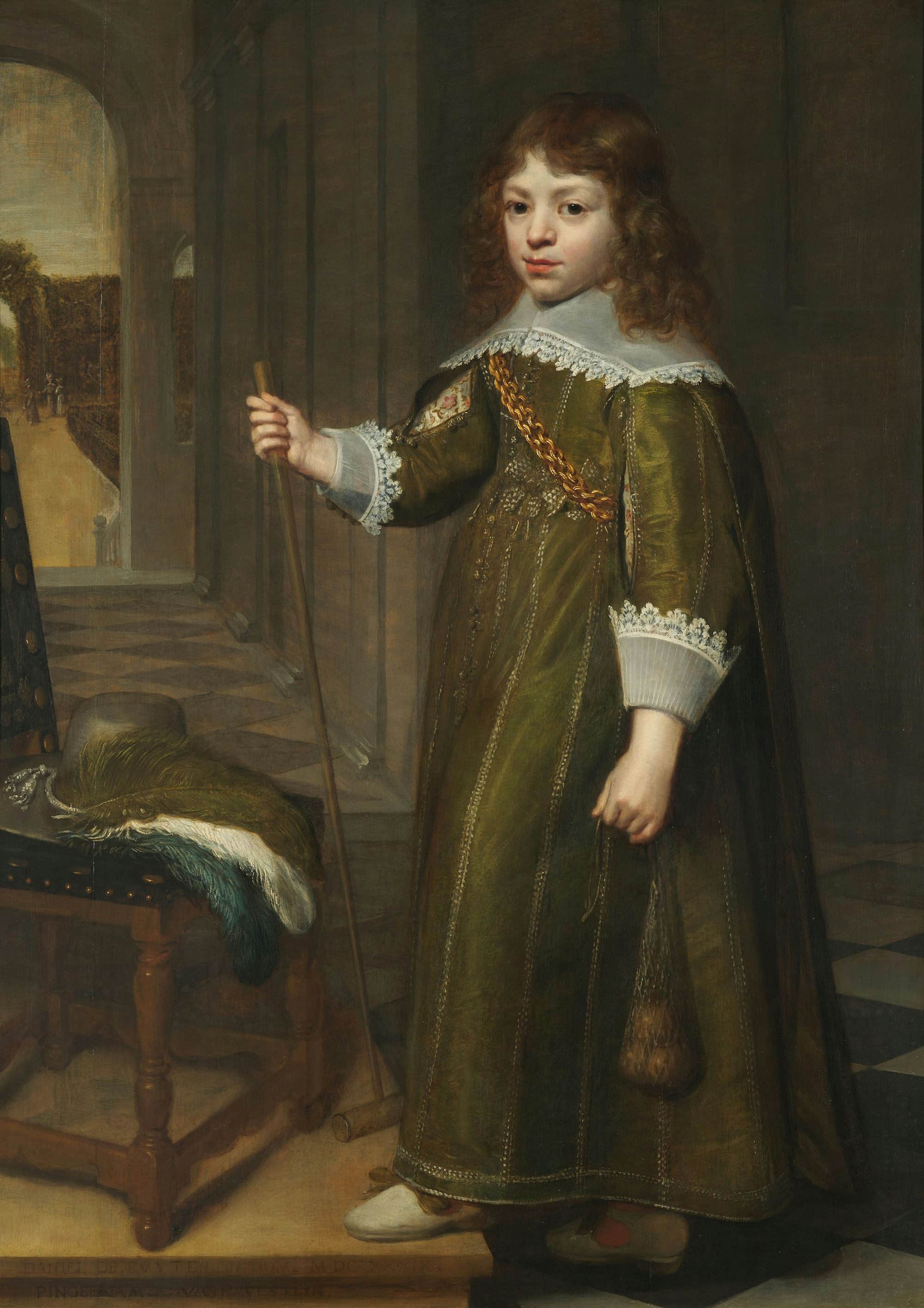 Wallraf Richartz Museum, WRM, Jan van Ravesteyn, Kinderbildnis des Daniel de Ruyter, 1639, Dep. 1285, Öl auf Holz, 127,5 x 91 cm