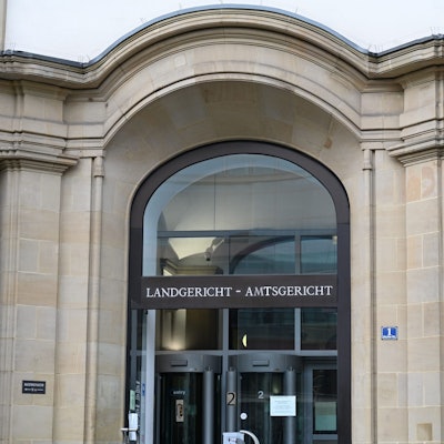 Duisburg: Der Eingang am Amts- und Landgericht in Duisburg.