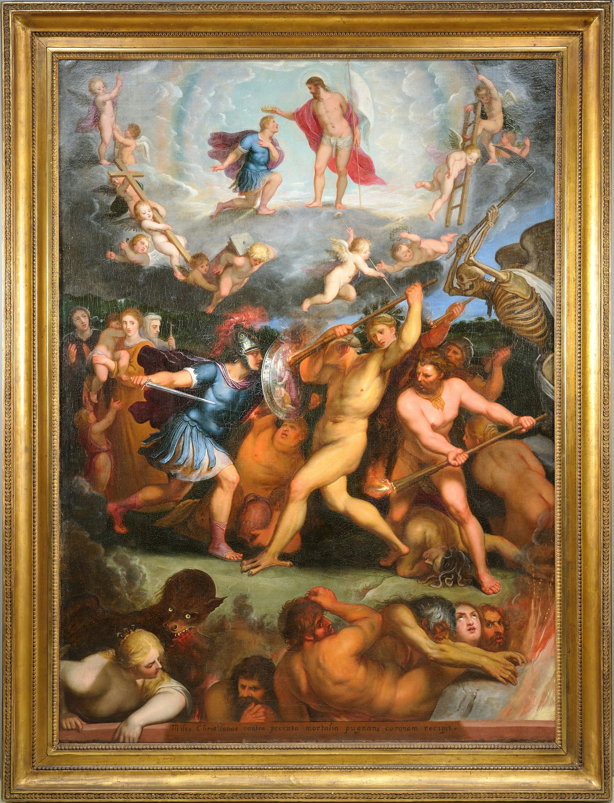 Otto van Veen, Miles Christianus, um 1610, 159 x 116 cm, Oel auf Leinwand
Der Triumph des Ritters Dauerleihgabe im Wallraf-Richartz-Museum