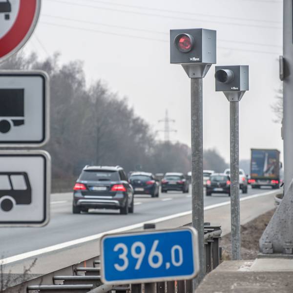 Aus und vorbei: Die Blitzanlage auf der A1 musste im März abgeschaltet werden.