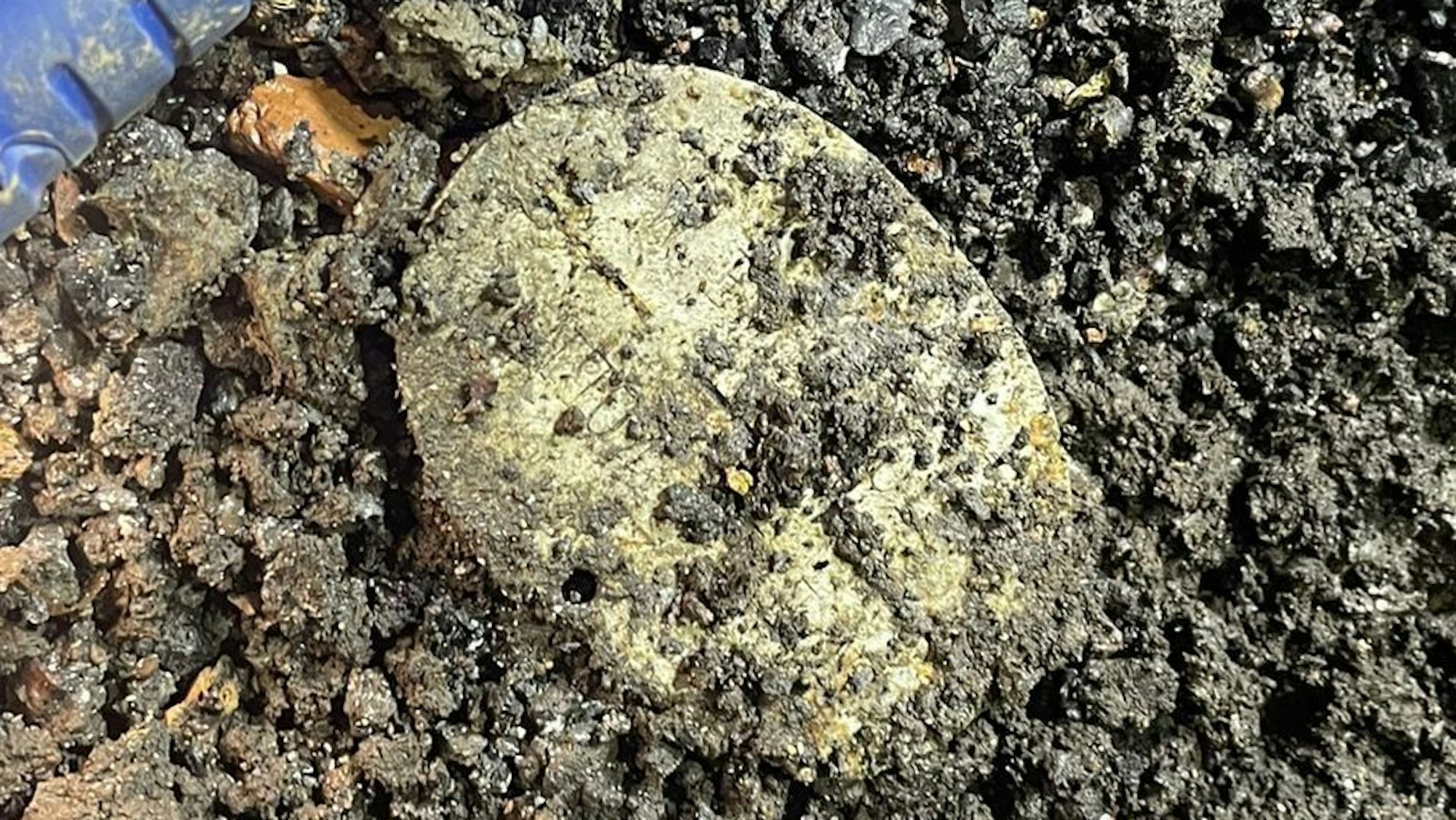 Auch die Marke eines Soldaten wurde in der Höhle gefunden