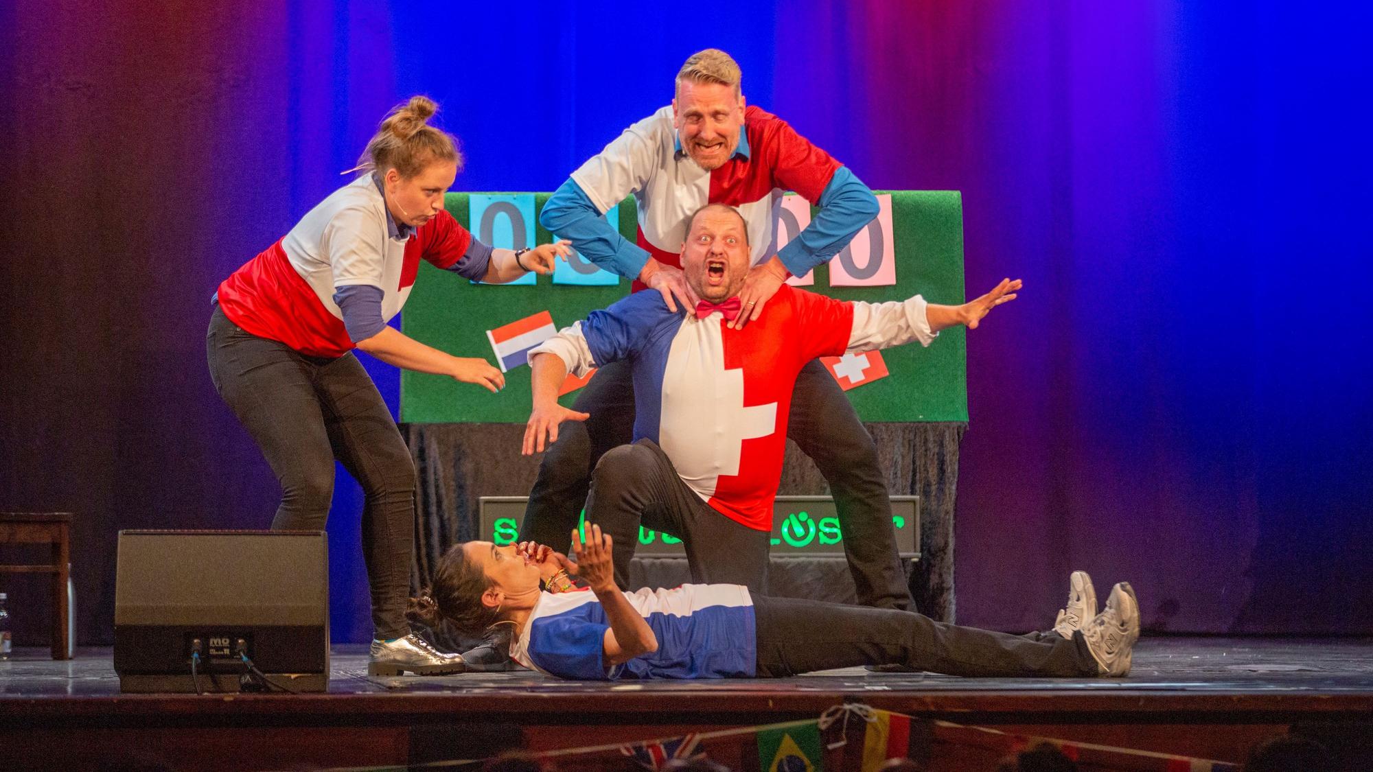 Die Theatersport-EM in der Volksbühne.
