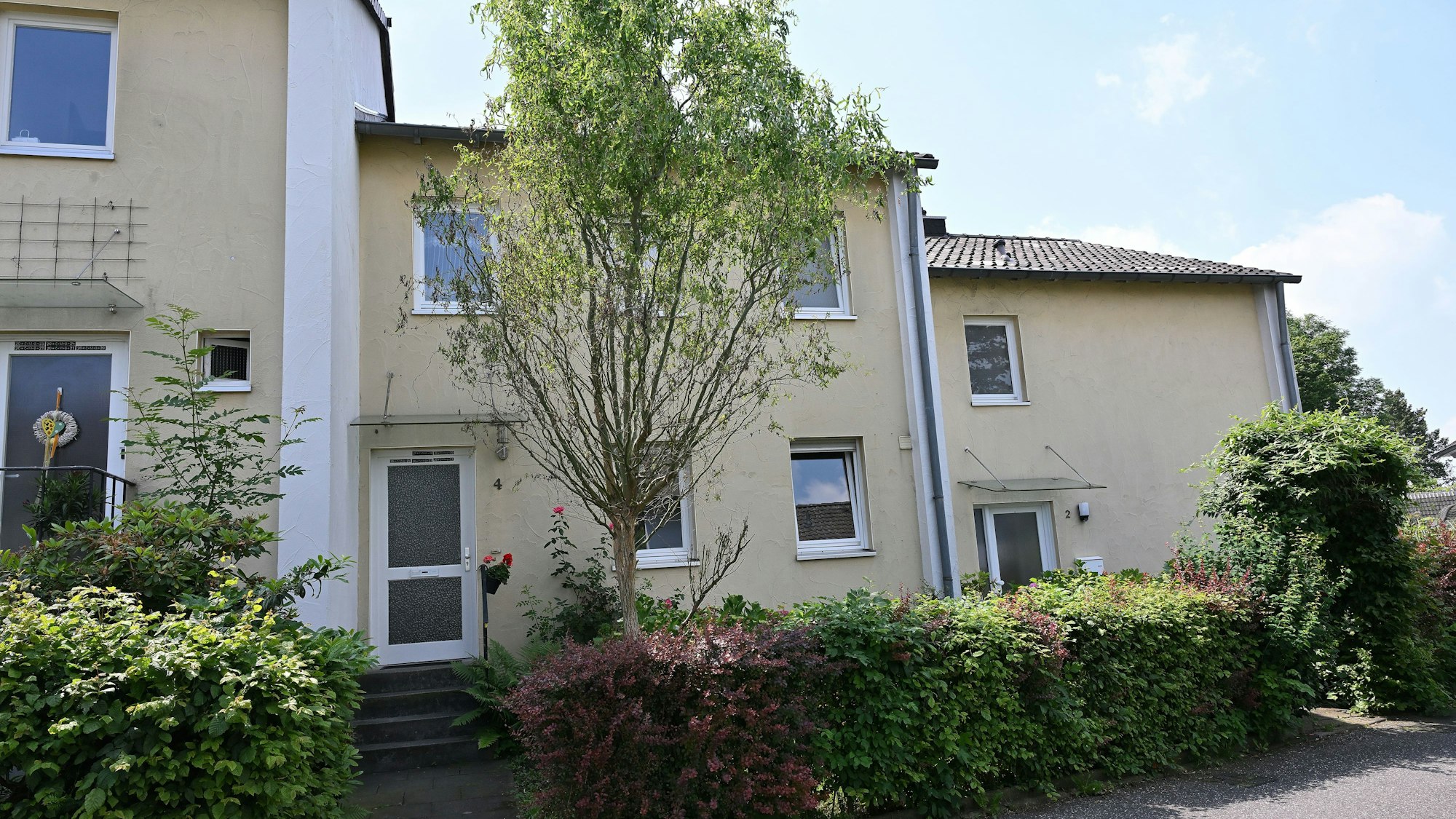 Ein Reihenhaus in Bensberg.